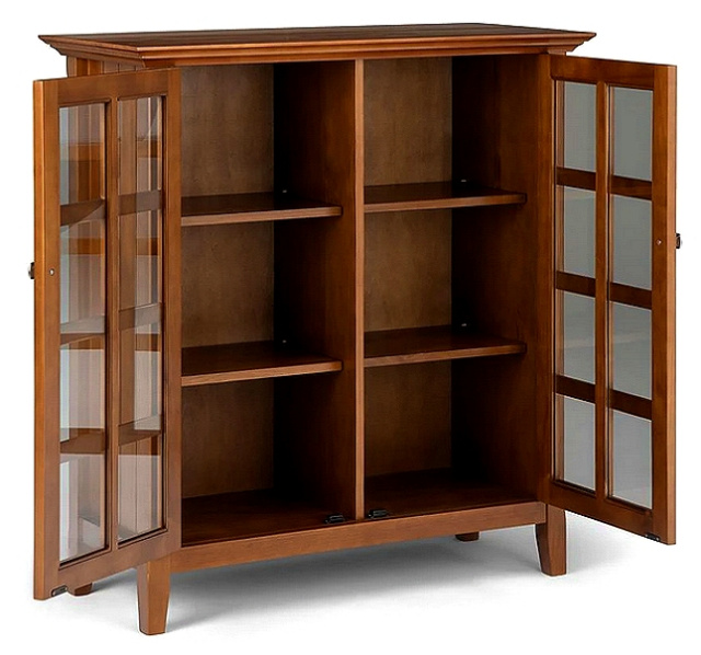 Mission Craftsman Solid Pine Entertainment Cabinet